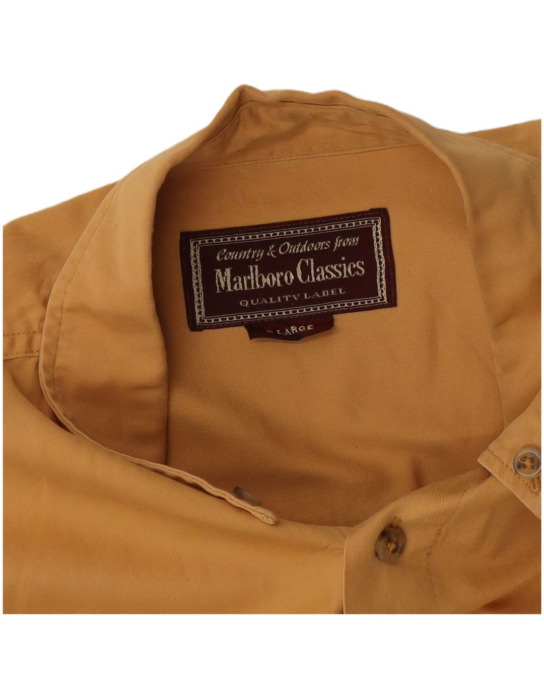 Marlboro Classics Chemise Homme XL Jaune