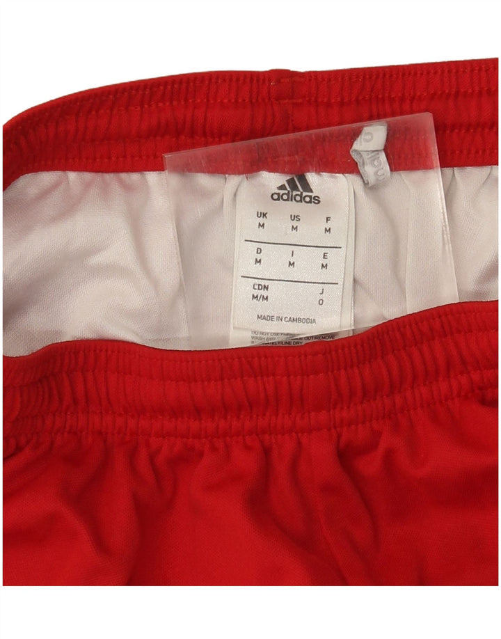 Adidas Short de Sport Climalite Homme Rouge Moyen Polyester