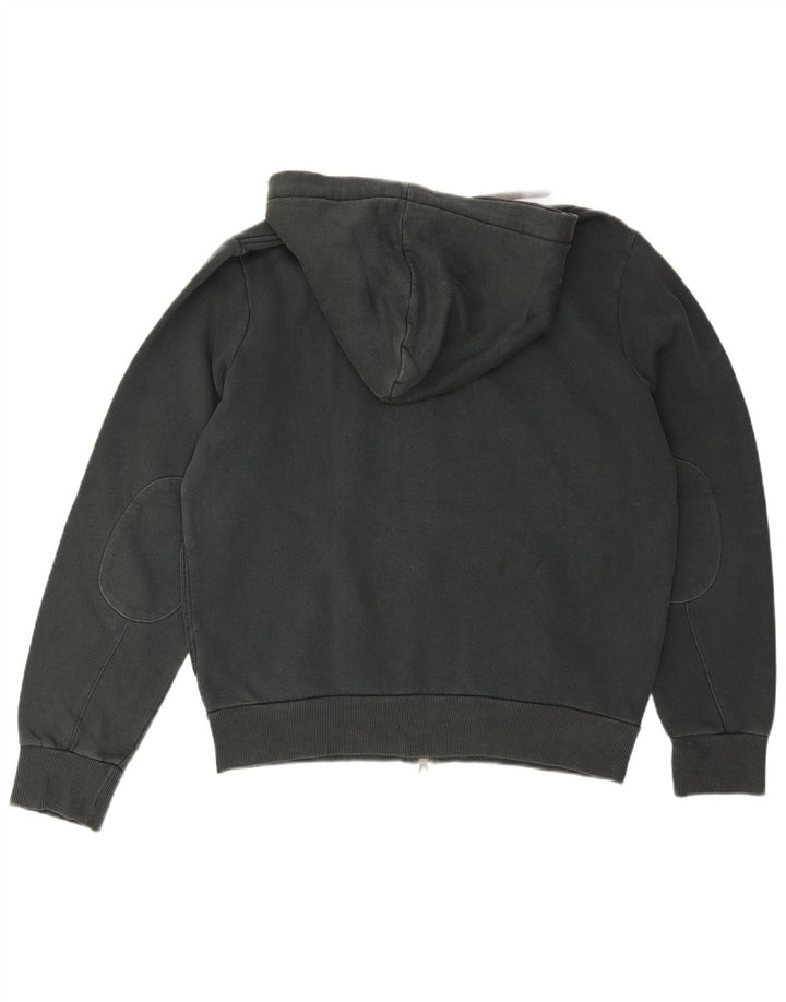 Sun68 Pull à capuche zippé pour homme en coton vert grand