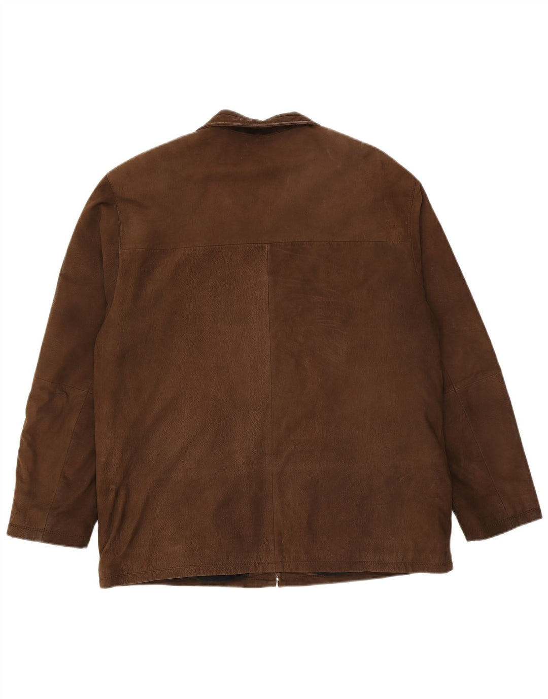Bugatti Veste en cuir pour homme UK 38 Cuir marron moyen