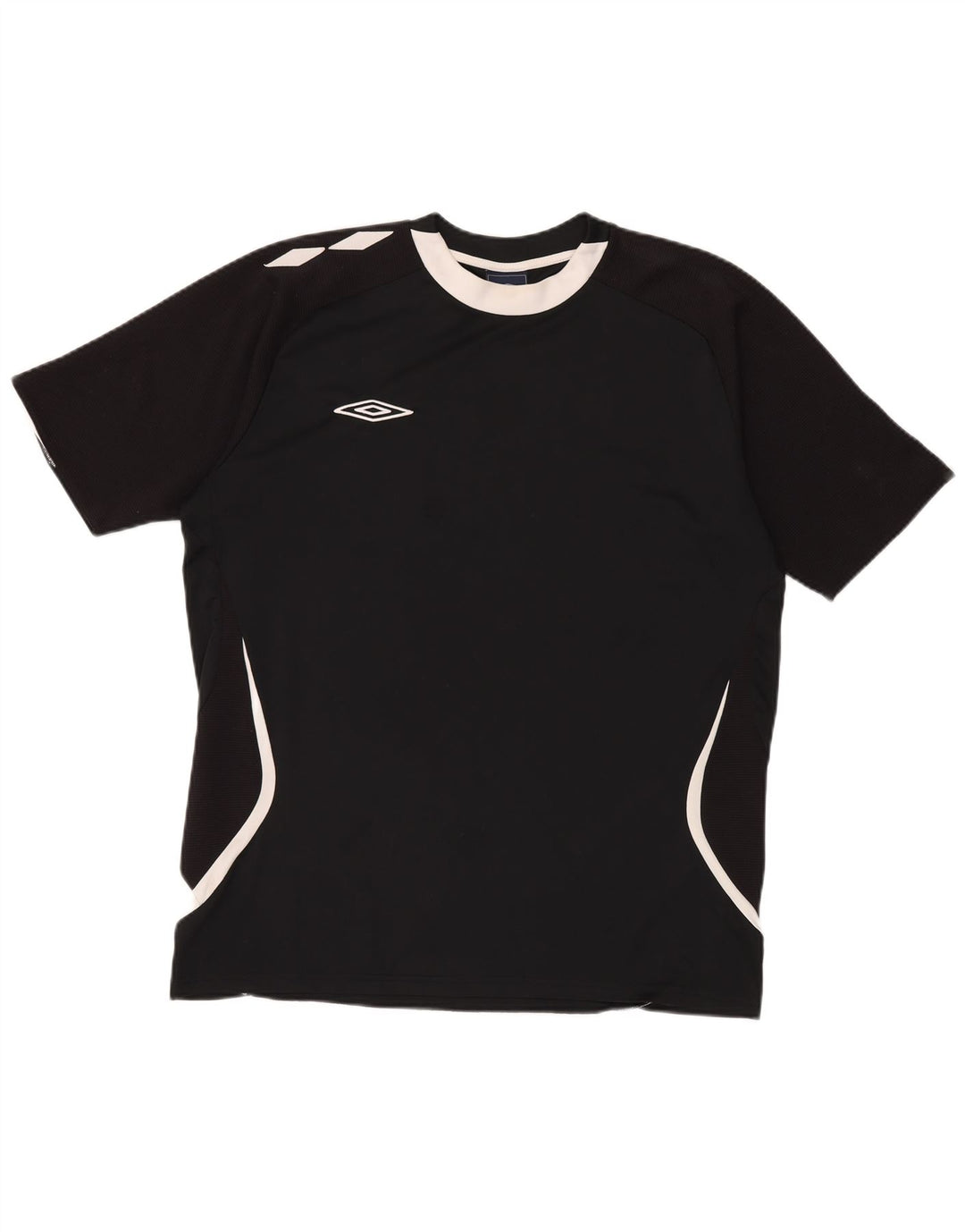 Umbro T-Shirt Graphique Homme XL Noir Colorblock Polyester