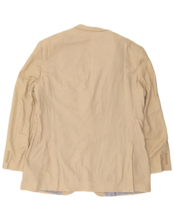 Marks & Spencer Veste blazer longue à 2 boutons pour homme UK 38 Beige moyen