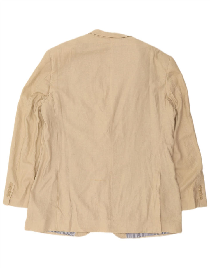 Marks & Spencer Veste blazer longue à 2 boutons pour homme UK 38 Beige moyen