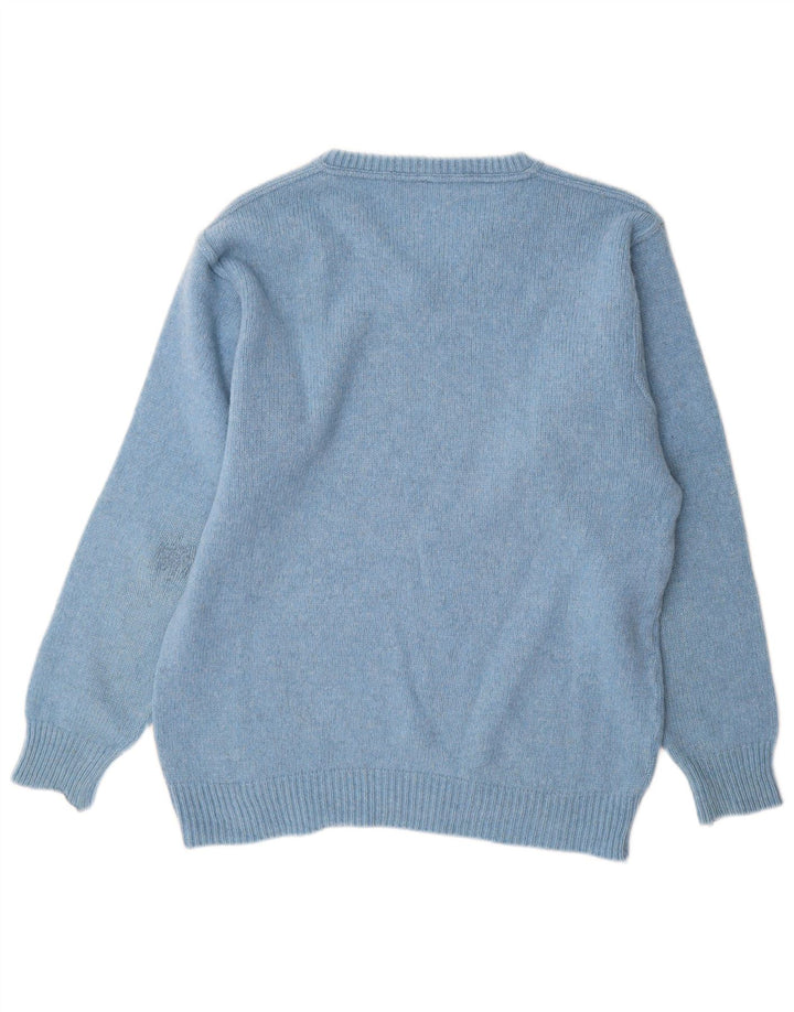 North Sails Pull col V pour homme XL en laine bleue
