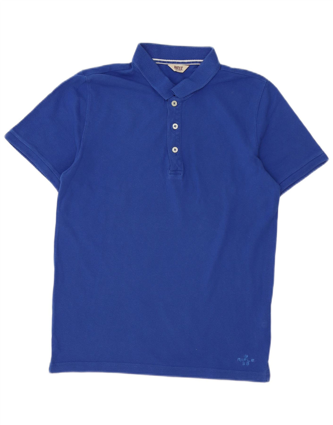 Polo Homme Rifle Bleu Moyen Coton