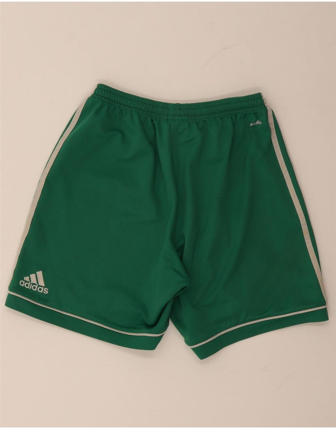 ADIDAS Short de Sport Climalite Homme Vert Moyen Polyester