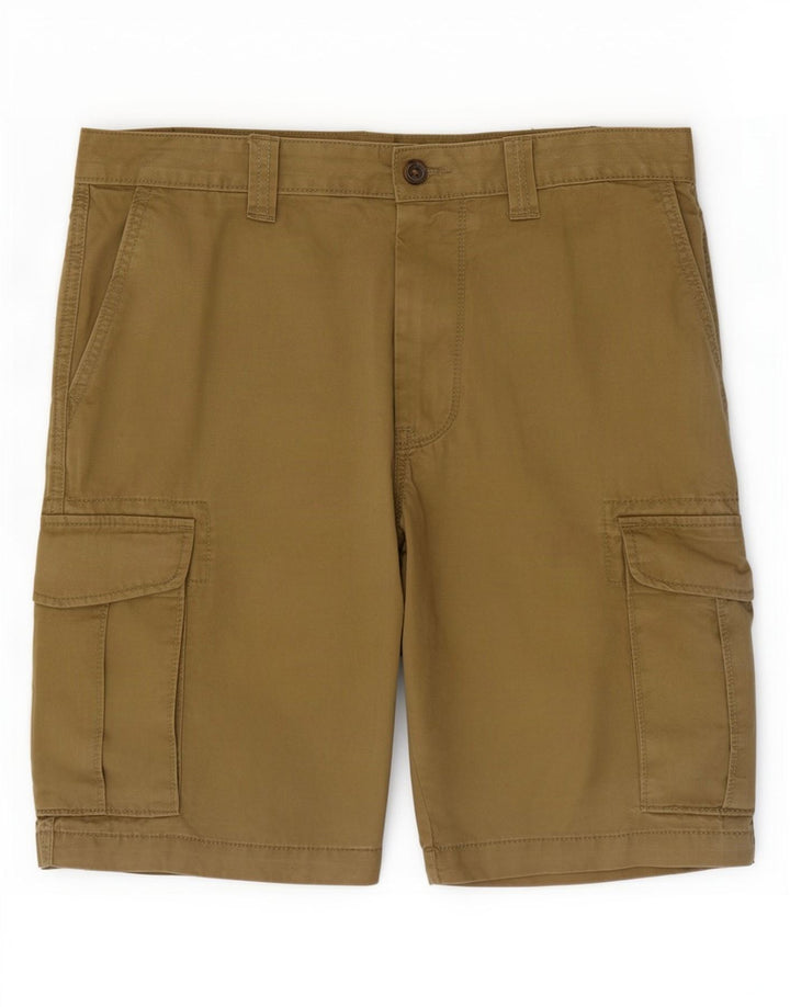 Marks & Spencer Short Cargo Homme W32 Coton Kaki Moyen