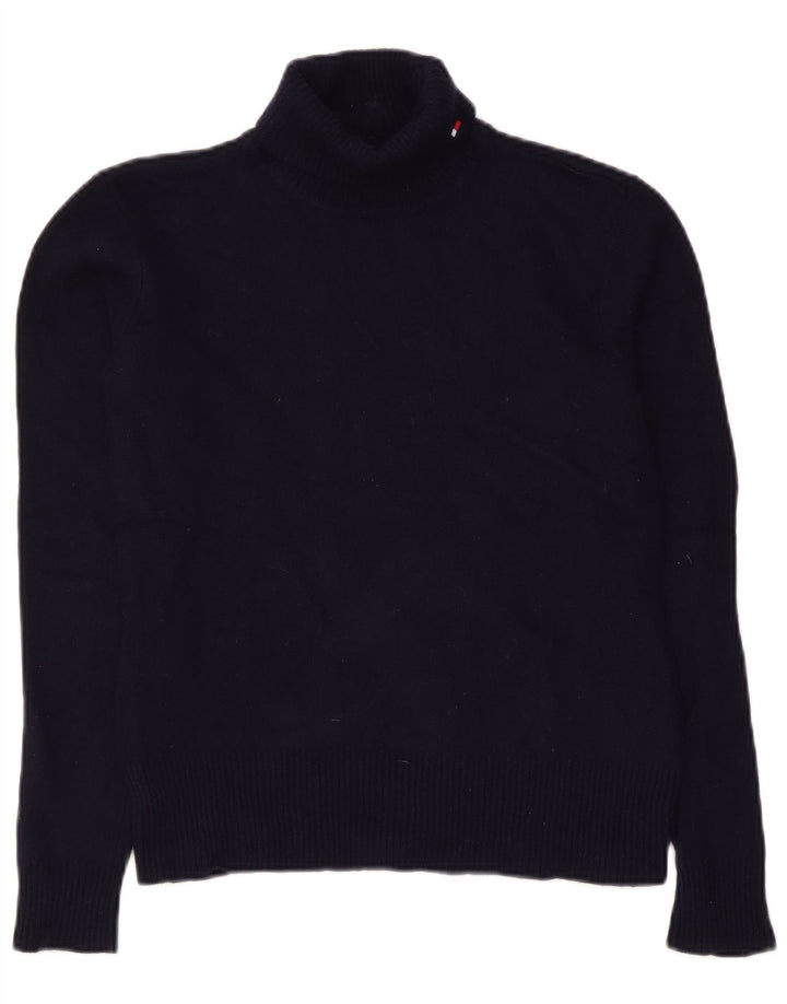 Tommy Hilfiger Pull col roulé pour femme UK 12 Bleu marine moyen