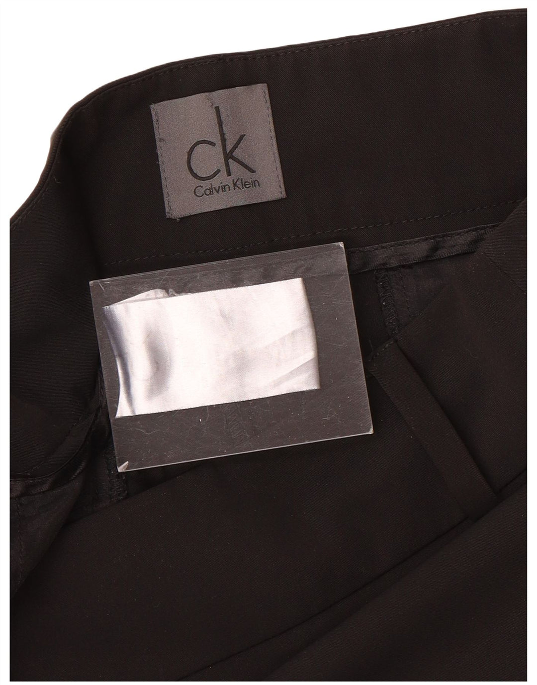 Calvin Klein Pantalon décontracté slim pour femme W32 L32 Noir Polyester