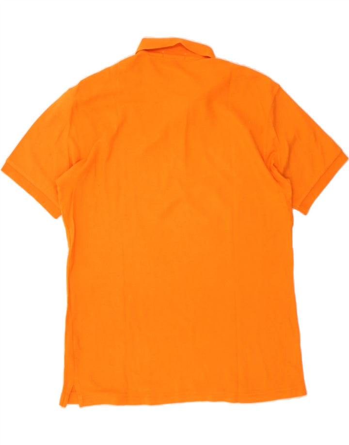 FILA Mens Polo Shirt Medium Orange Cotton Vintage Fila and Second-Hand Fila from Messina Hembry 