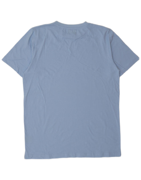 KAPPA T-Shirt Homme Bleu Moyen Coton