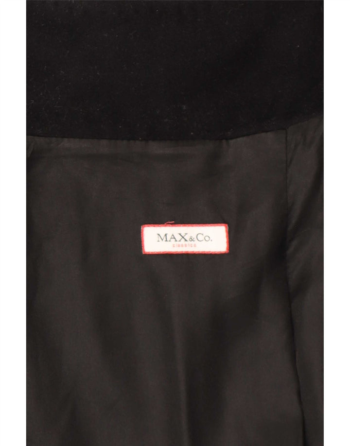 Max & Co. Pardessus pour femme UK 6 XS Laine noire