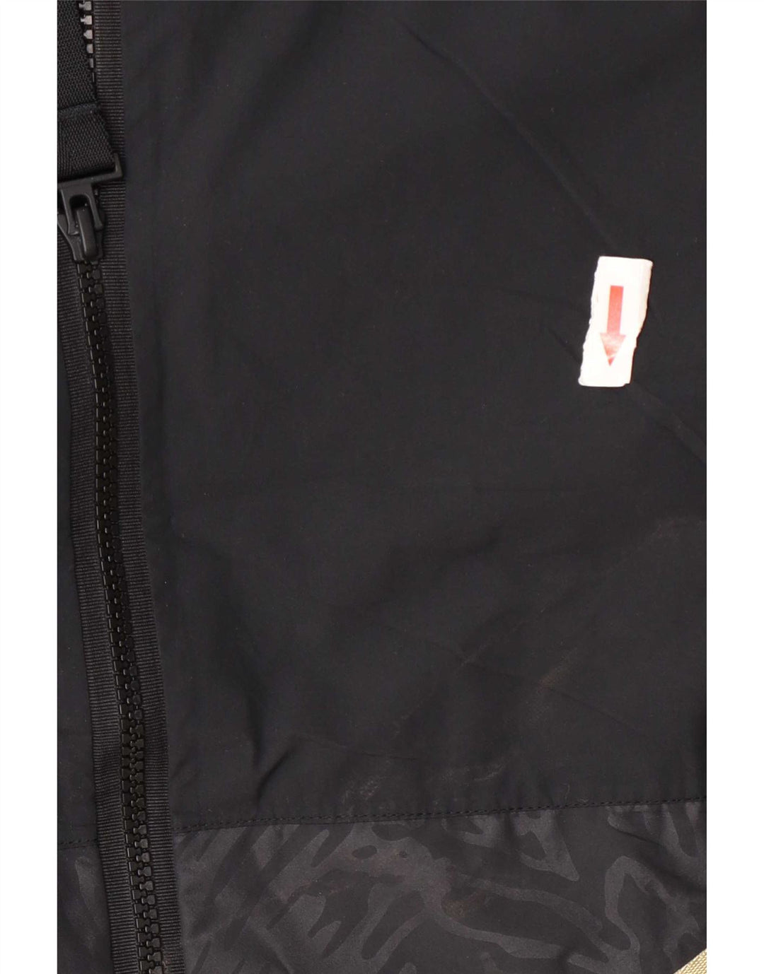 Adidas Veste de pluie à capuche pour homme UK 40 Large Noir Géométrique