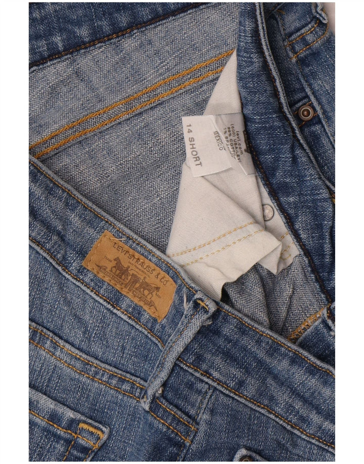 Levi's Jean 545 Low Bootcut pour femme US 14 XL W36 L31 Bleu Coton