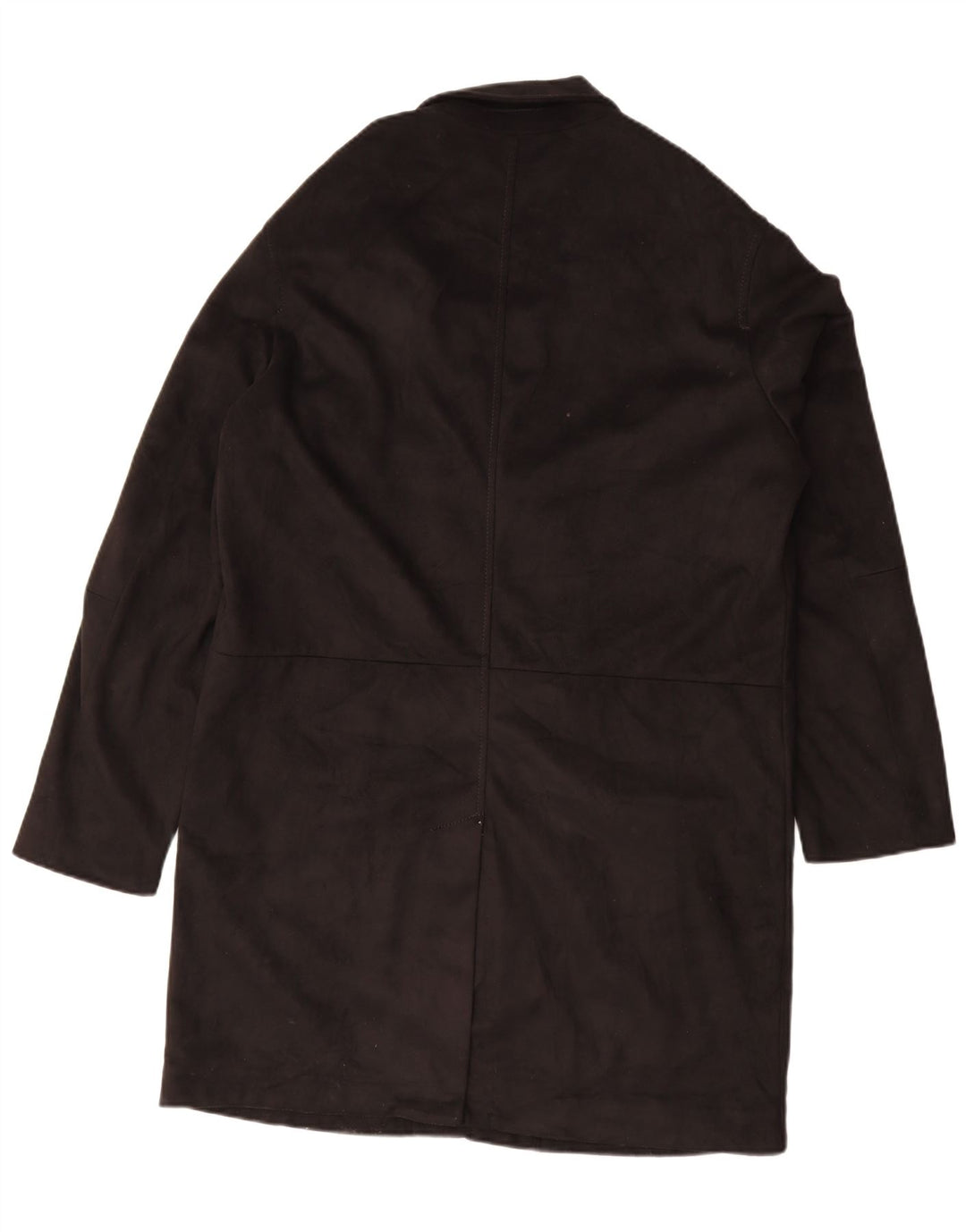 Zara Manteau coupe ample pour hommes UK 38 Polyester noir moyen