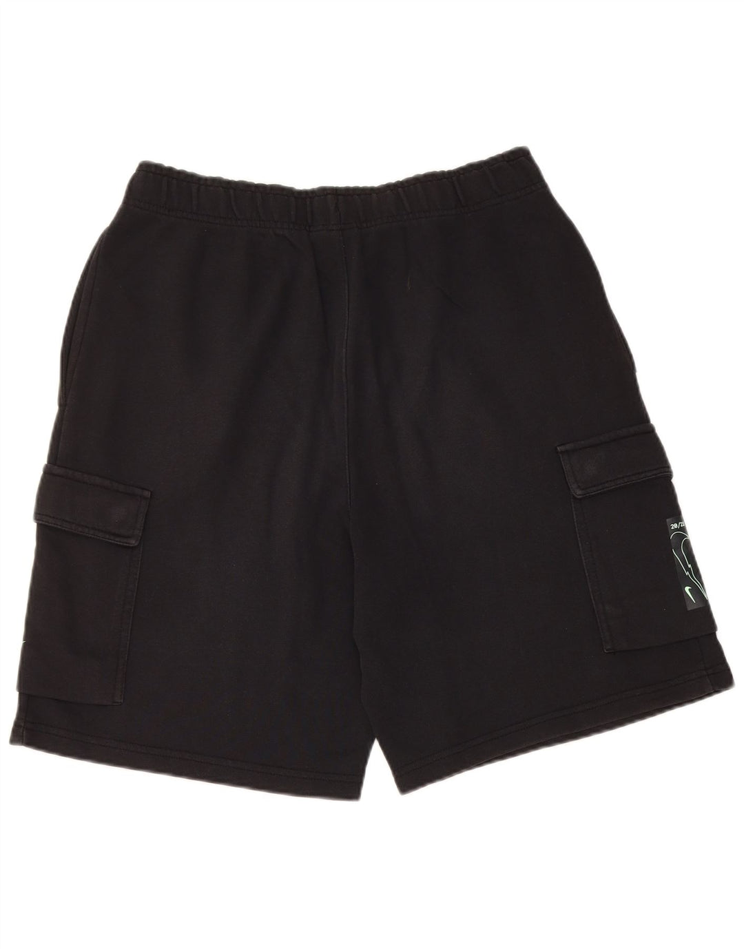 Nike Short de sport coupe standard pour homme en coton noir moyen