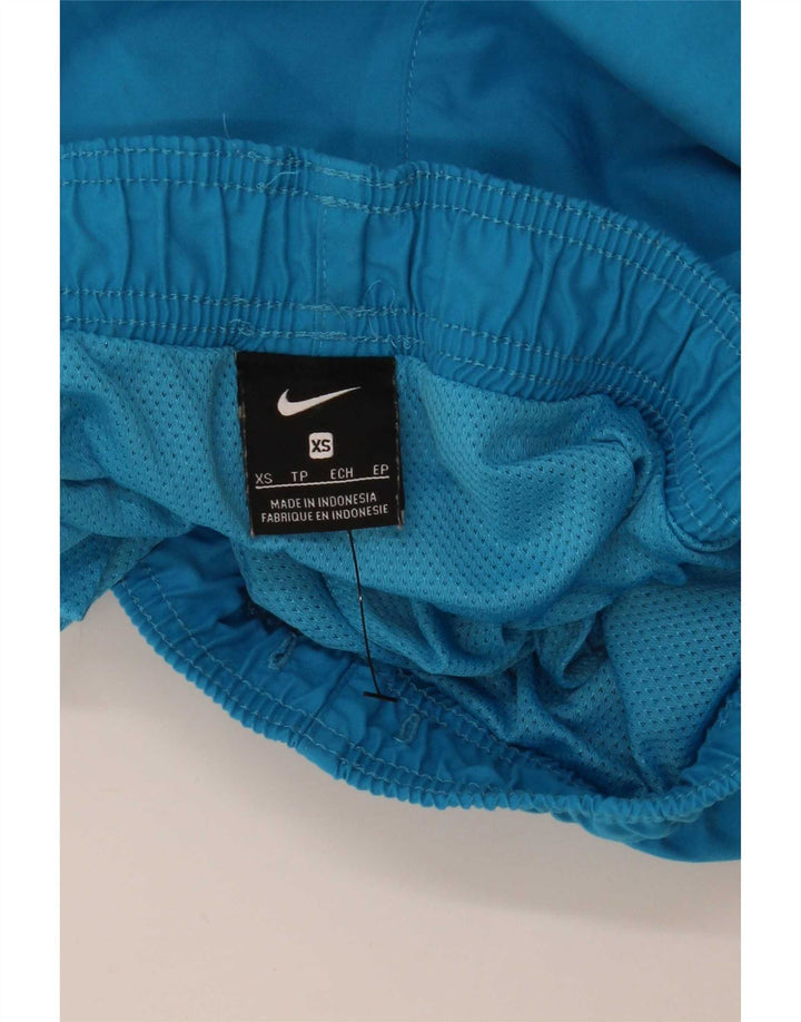 Nike Short de sport pour femme UK 6 XS Bleu