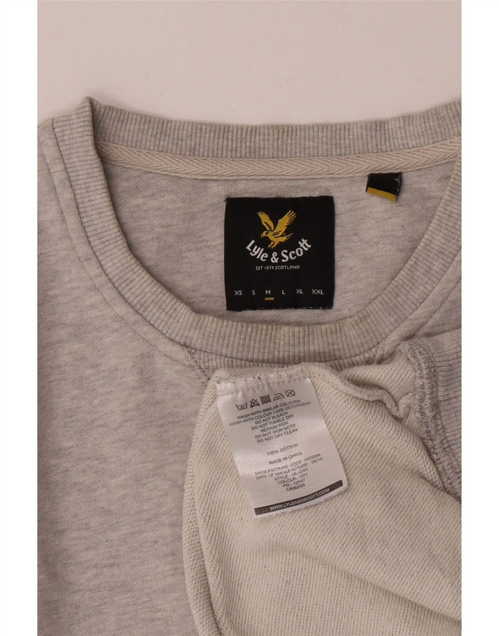 Lyle & Scott Sweat-Shirt Homme Gris Moyen Coton