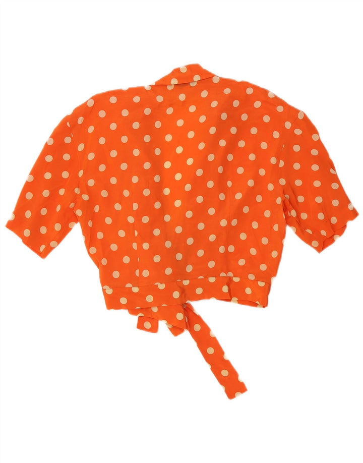 Superior Chemise courte à manches courtes pour femme IT 44 Orange moyen