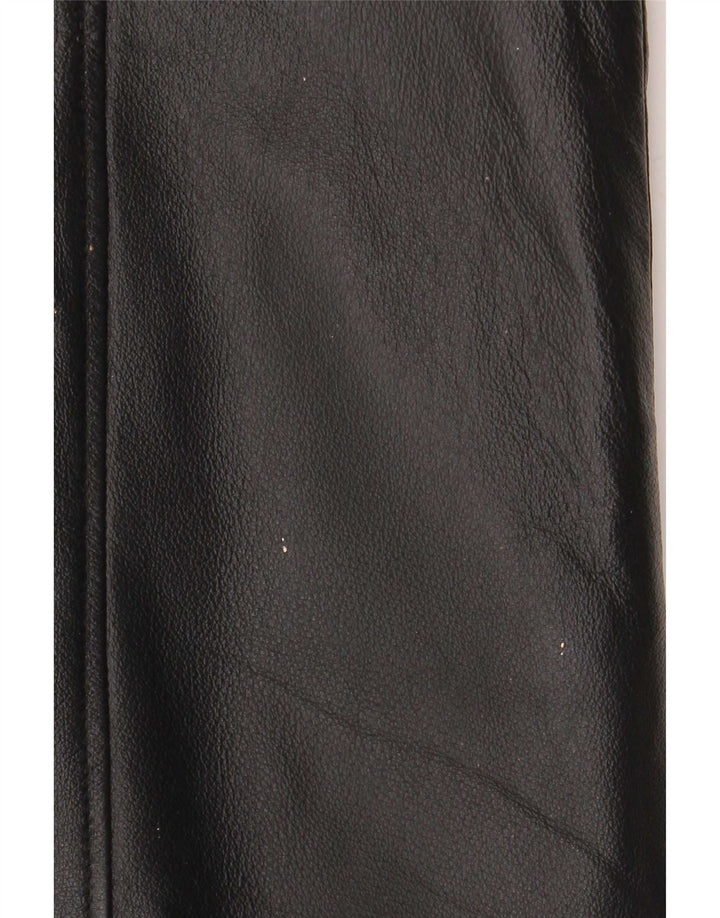TCM Manteau en cuir pour femme UK 12 Cuir noir moyen