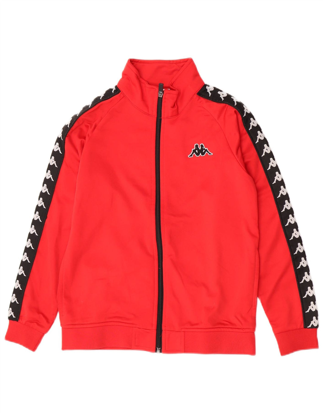 Kappa Veste de survêtement graphique pour garçon 11-12 ans Rouge Colourblock
