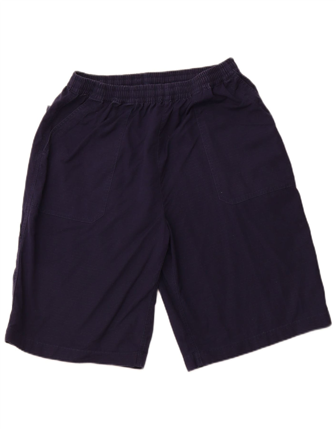 KAPPA Short cargo taille haute pour femme 2XL W32 Bleu marine à carreaux en coton