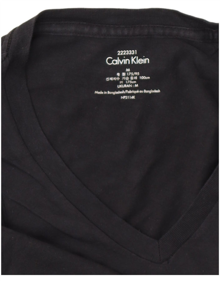 CALVIN KLEIN T-Shirt Homme Noir Moyen