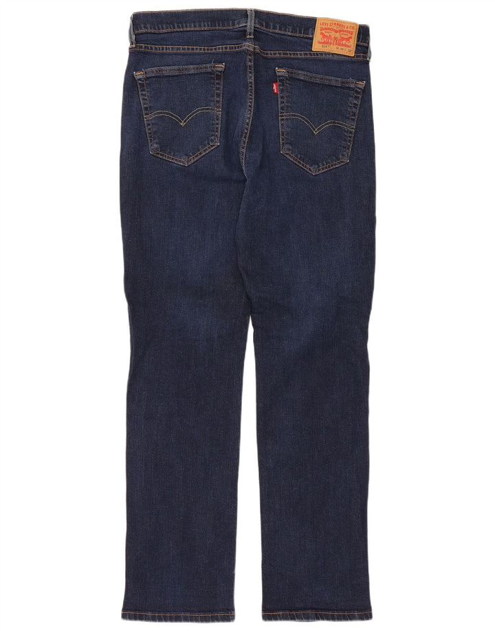 Levi's Jean 514 Straight Homme Bleu Marine W36 L32 Coton