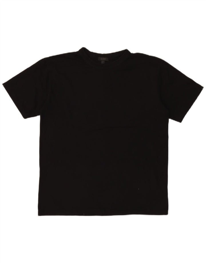 Cos T-Shirt Homme Haut Petit Coton Noir