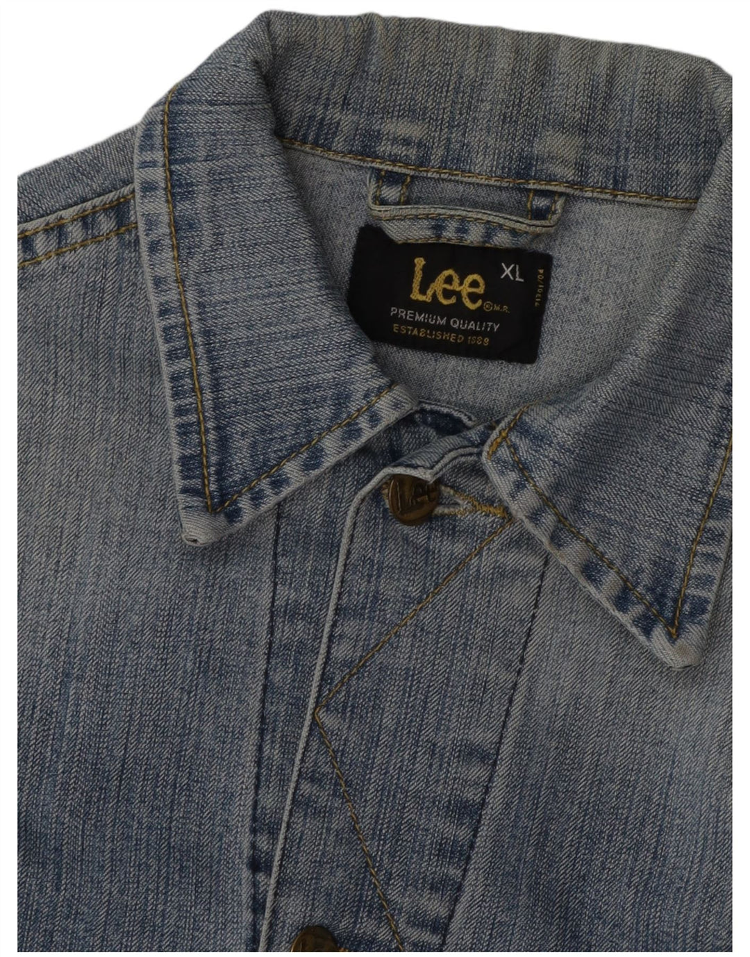 LEE Girls Denim Jacket 11-12 Years XL Blue