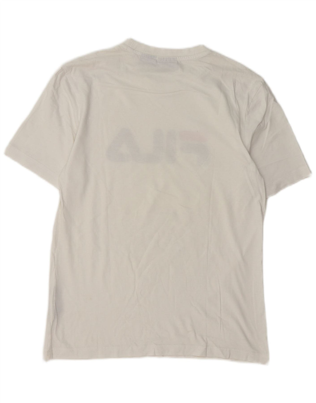 Fila T-Shirt Graphique Homme Petit Blanc Coton