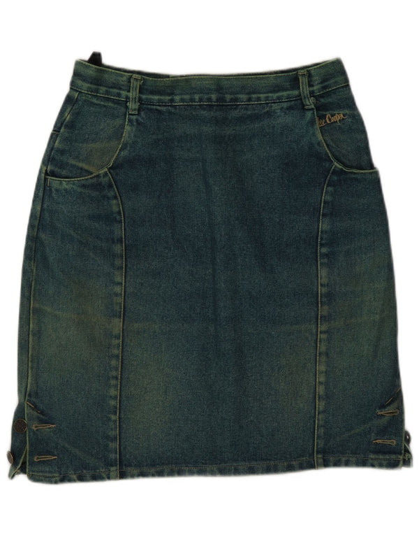 Lee Cooper Jupe en jean pour femme IT 42 Medium W26 Vert Coton
