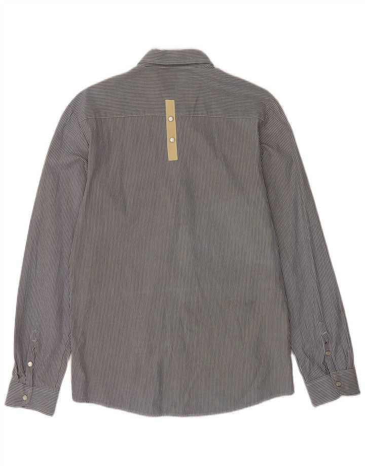 Quiksilver Chemise Homme Petit Bleu Rayure Coton