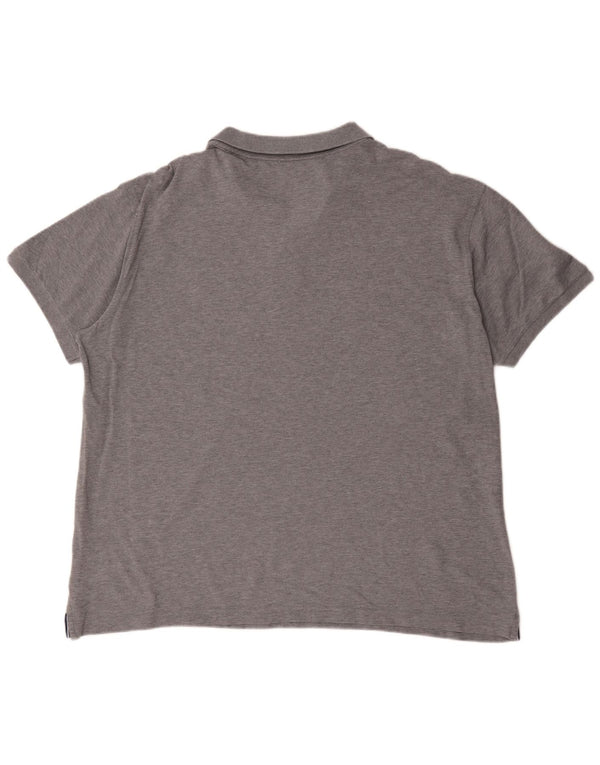 Gant Polo Homme 4XL Gris Moucheté Coton
