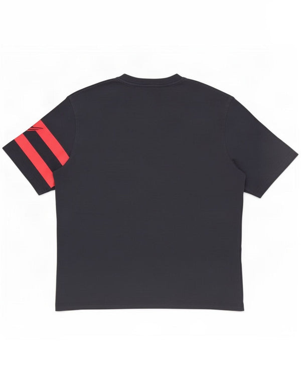 Diadora T-Shirt Homme Top XL Bleu Marine Colourblock Coton