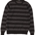 Marks & Spencer Pull à col zippé pour homme avec autographe rayé noir moyen