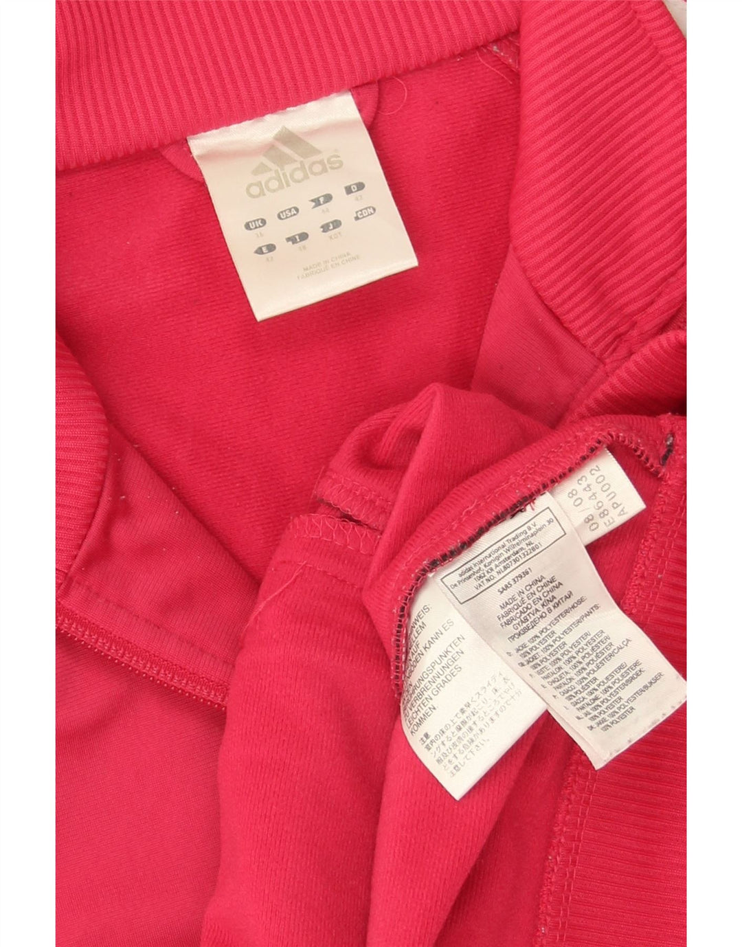 Adidas Veste de survêtement pour femme UK 16 Large Rose Polyester