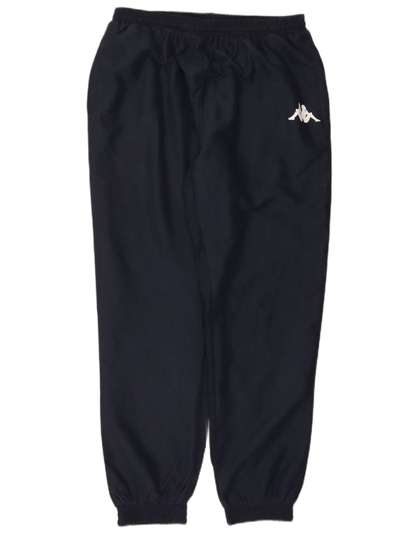 Kappa Mens Graphic Tracksuit Trousers Joggers 2XL  Navy Blue Polyester