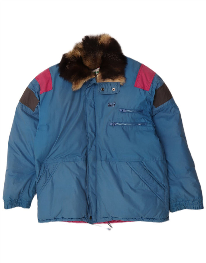 Diadora Veste matelassée réversible pour homme UK 36 Small Bleu