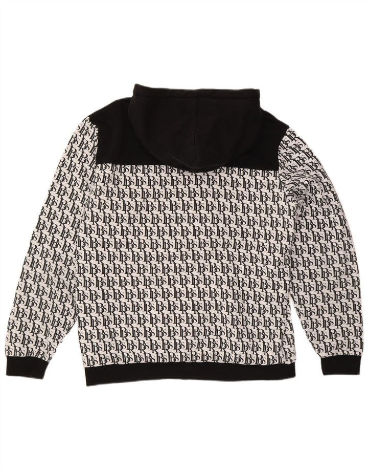 BLACK SQUAD Survêtement complet graphique coupe régulière pour hommes XL blanc colour block