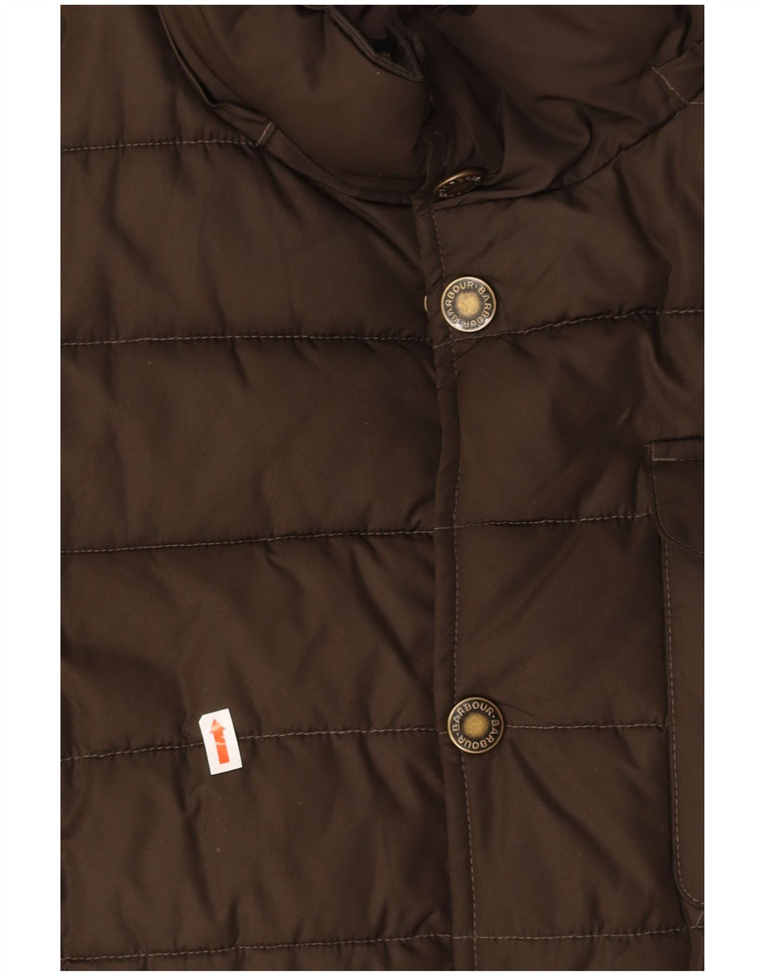 BARBOUR Veste matelassée homme UK 36 Small Marron Polyester