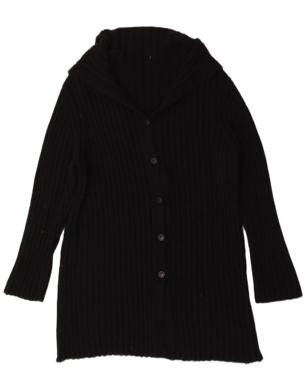 Marks & Spencer Pull cardigan long pour femme UK 22 3XL Acrylique noir