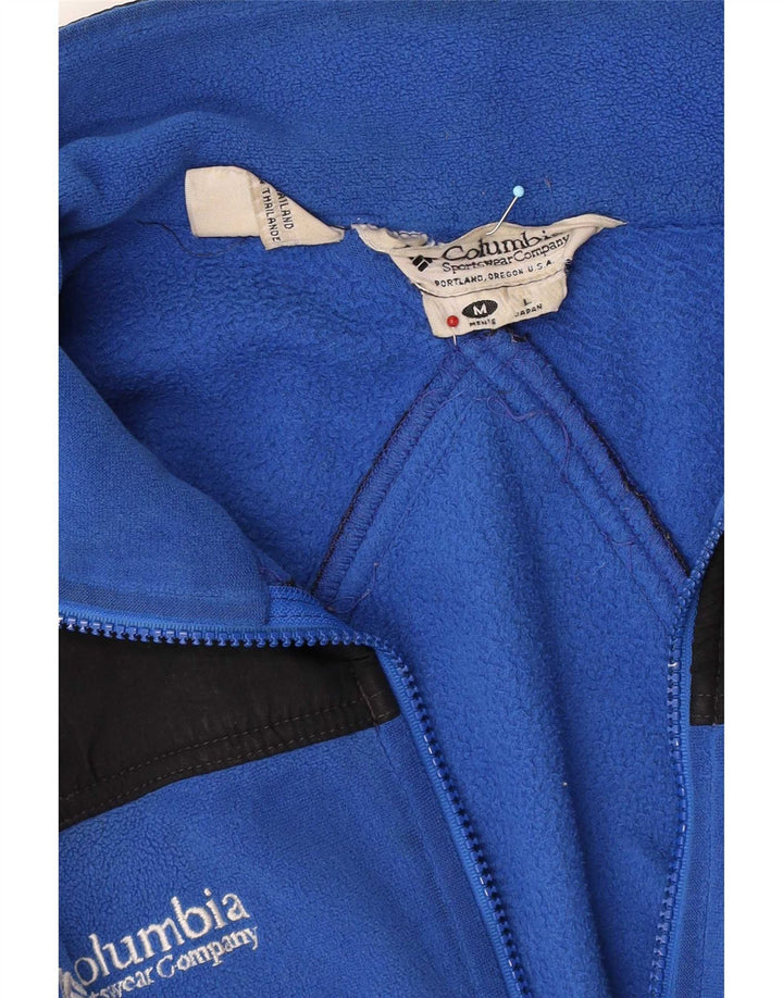 Columbia Veste polaire Titanium pour homme UK 38 Bleu moyen Colourblock