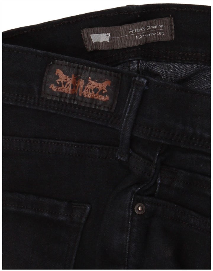 LEVI'S Jean Skinny 512 Parfaitement Amincissant Femme W32 L27 Noir