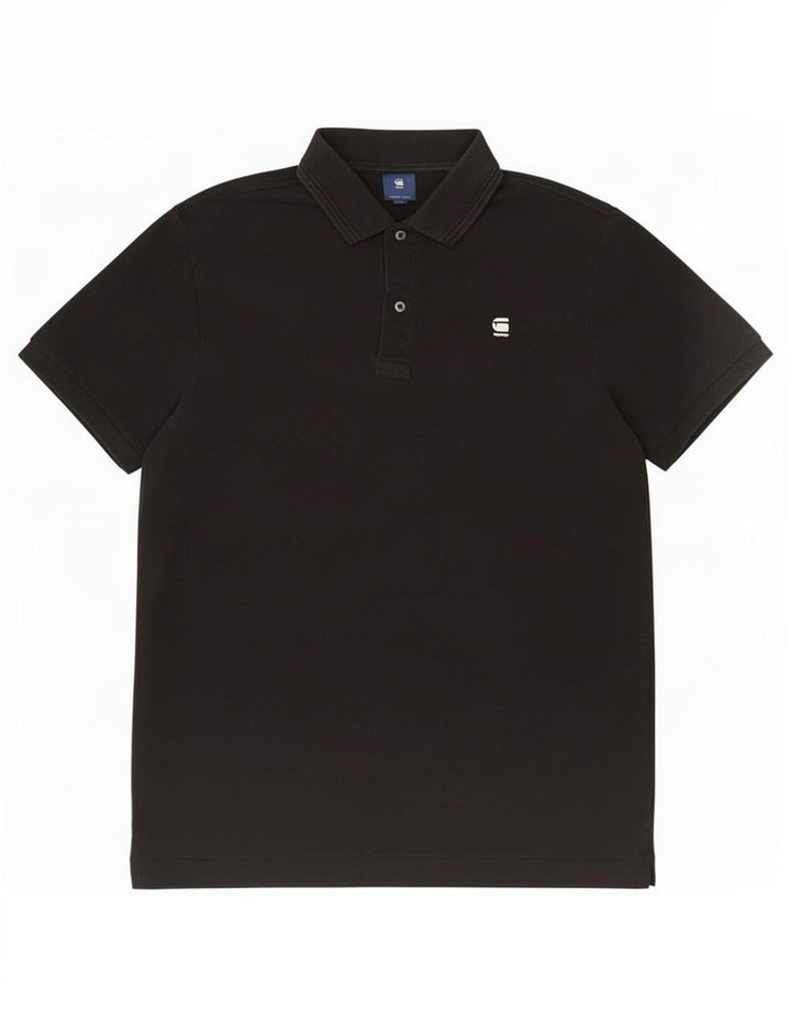 G-Star Polo Homme Coton Noir Moyen