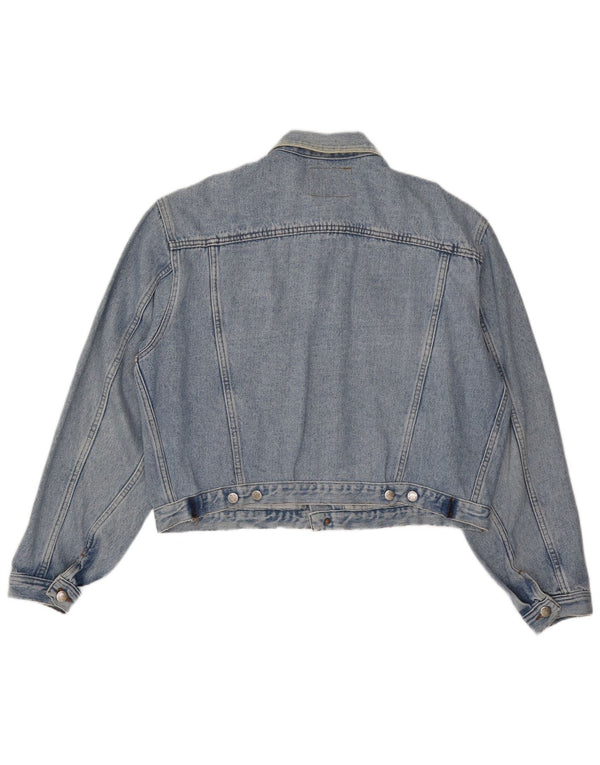 El Charro Veste en jean surdimensionnée pour femme UK 18 XL Bleu Coton