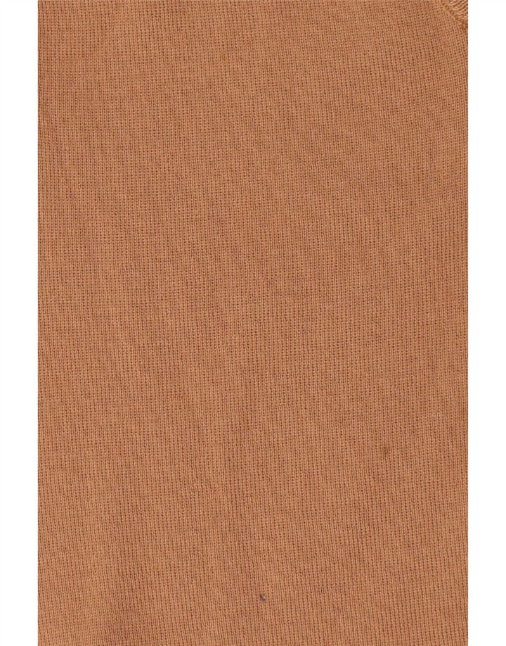 vintage Mens Vest Débardeur IT 48 Laine Beige Moyen