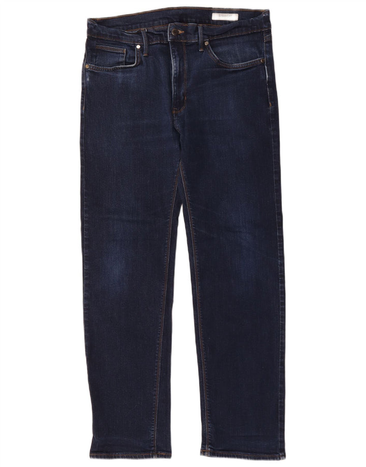 Marks & Spencer Jean droit homme W34 L31 bleu marine coton