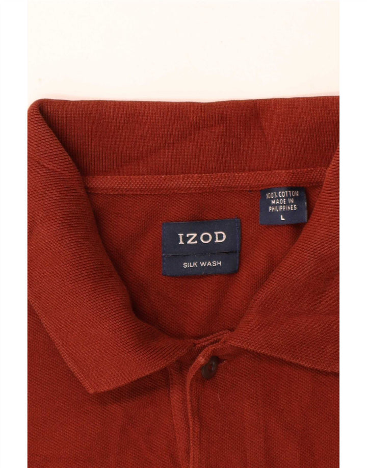 Izod Polo Homme Grand Coton Marron