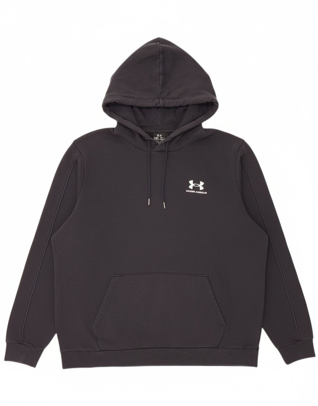 Under Armour Pull à capuche pour homme en coton noir Large